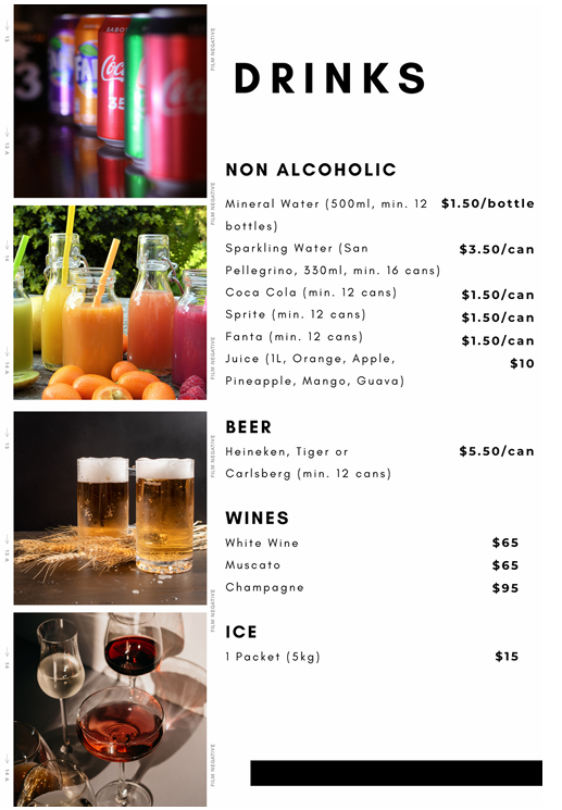 Drinks Menu