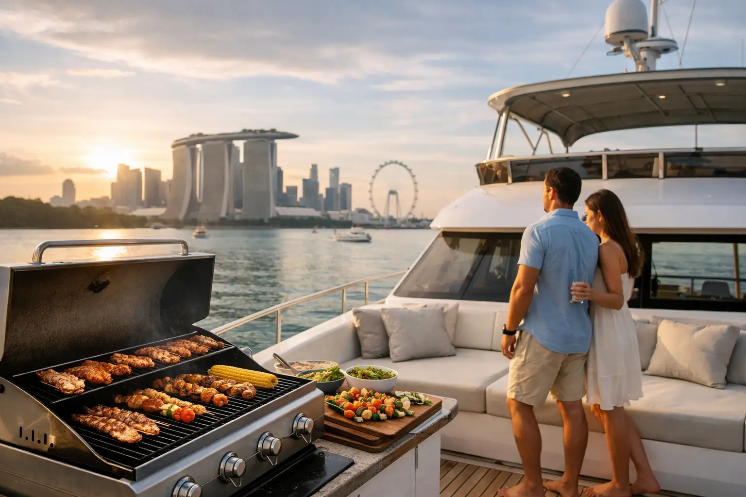 BBQ Yacht Charter Singapore: What to Expect