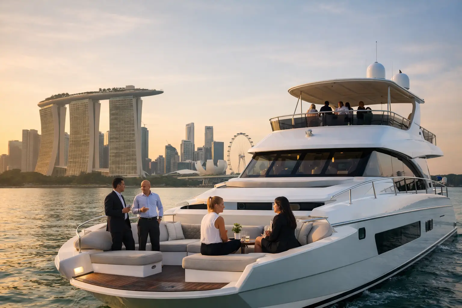 Best Yacht for Corporate Retreat Singapore