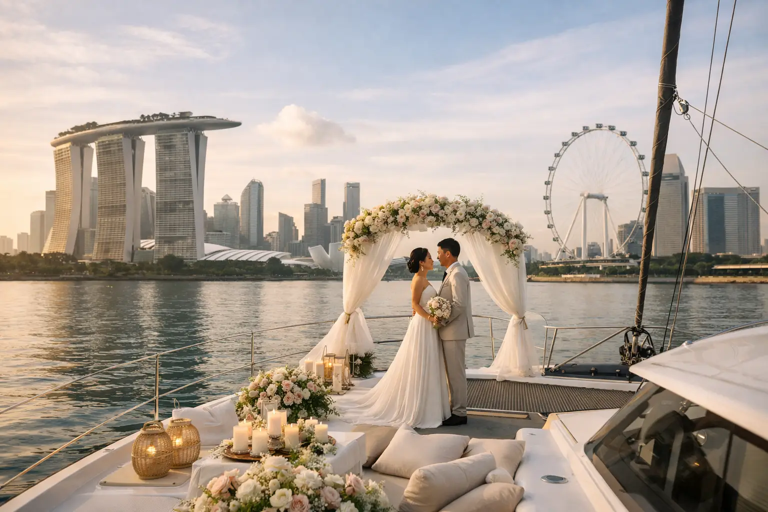 Dream Yacht Solemnisation in Singapore