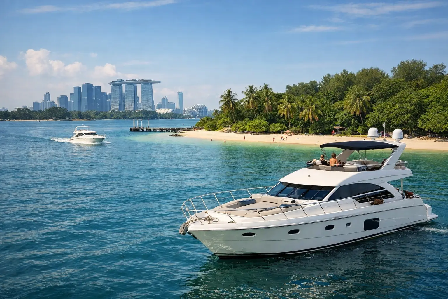 Lazarus Island Singapore by Private Boat