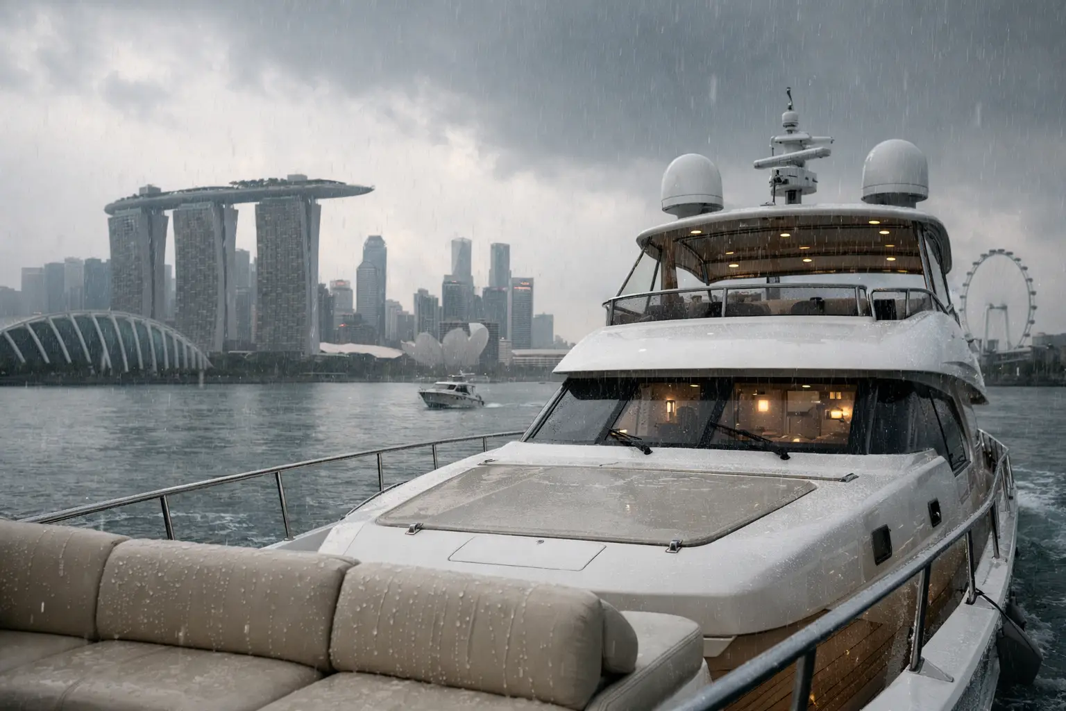 Rainy Weather Yacht Charter Guide Singapore